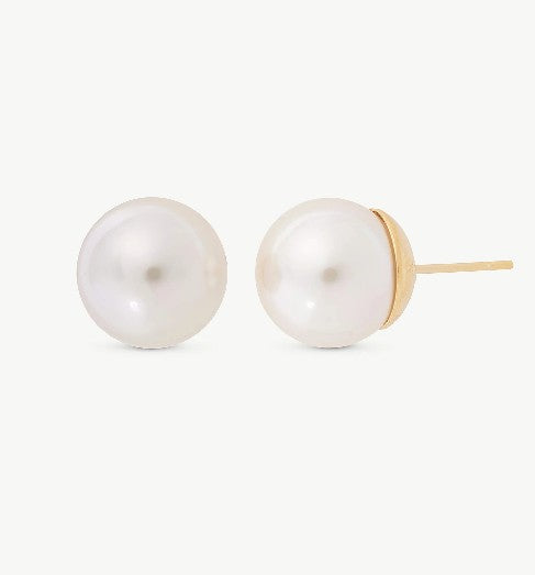 Golden Pearl Earrings Lyra