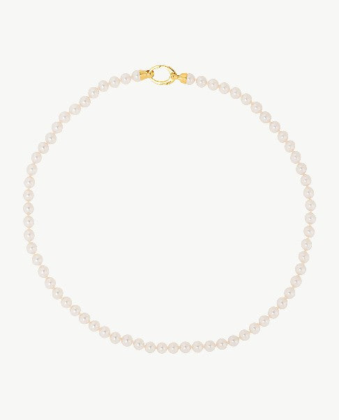 Golden Pearl Necklace