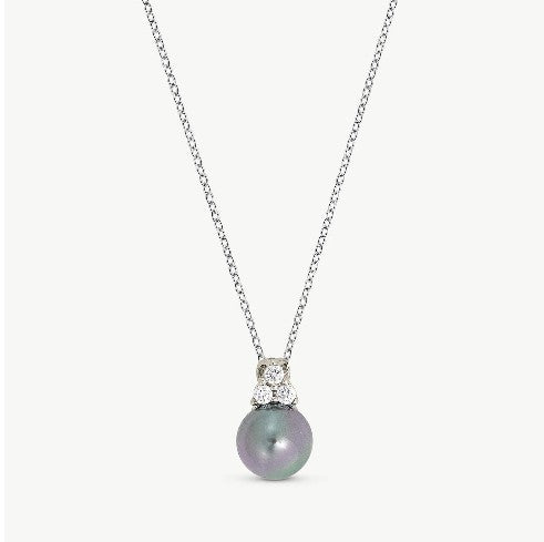 Gray Pearl Necklace