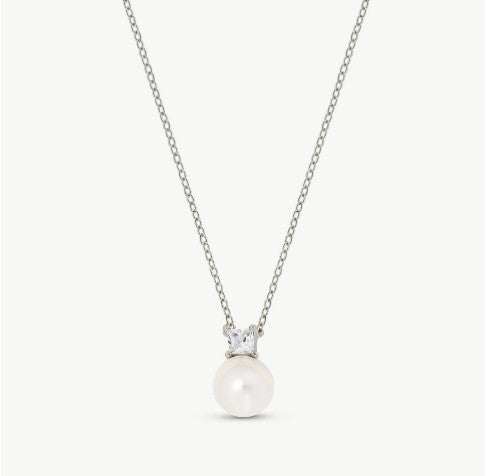 Zircon and Pearl Necklace