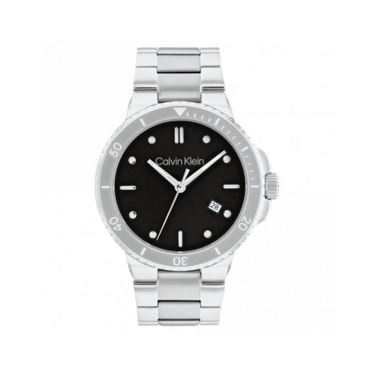 Calvin Klein Men's Quartz Stainless Steel Case Watch 25200203