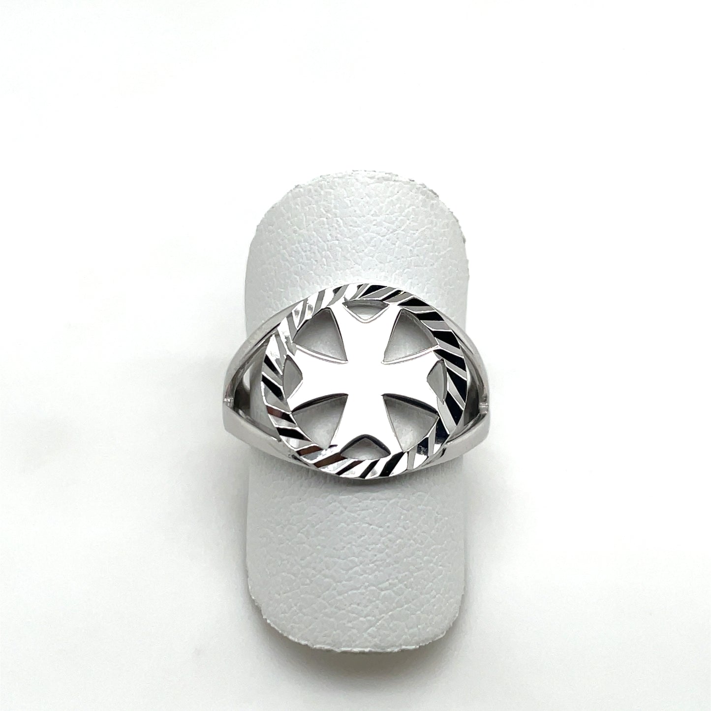 Maltese Cross Silver Ring