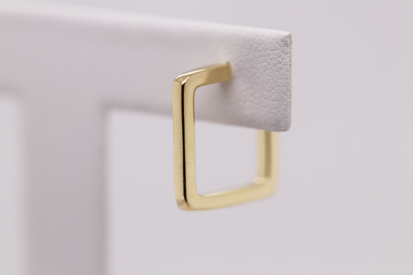 3 Tone Collection - Gold Square Hoops Ref: 3COLP002-E-YG