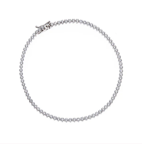 18KT GOLD TENNIS BRACELET - 752977