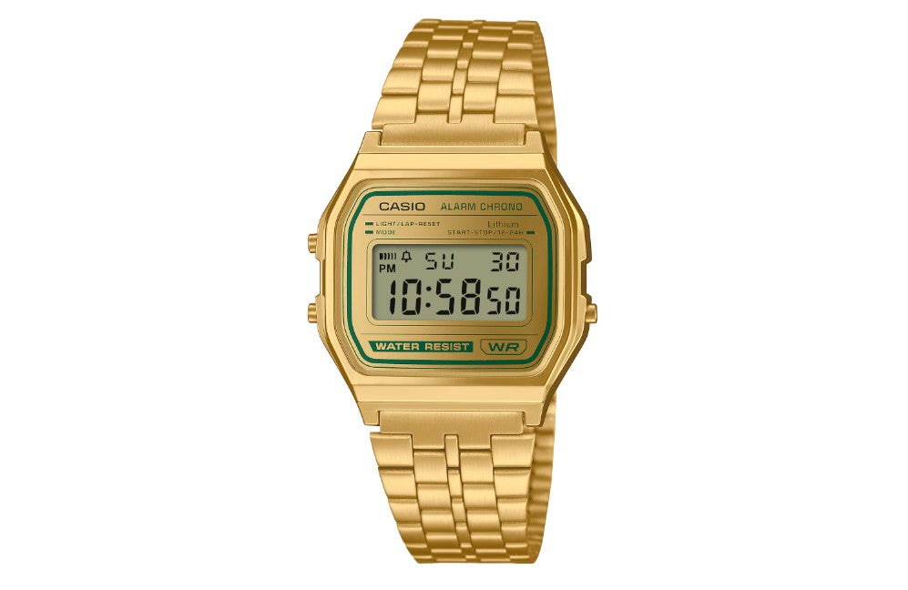 Casio Vintage — Retro Icon Reimagined in Gold and Green