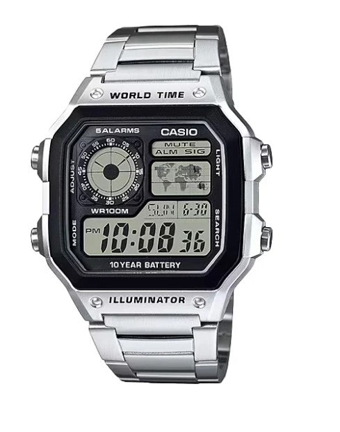 Casio Collection Digital Watch - AE1200WHD1AVEF