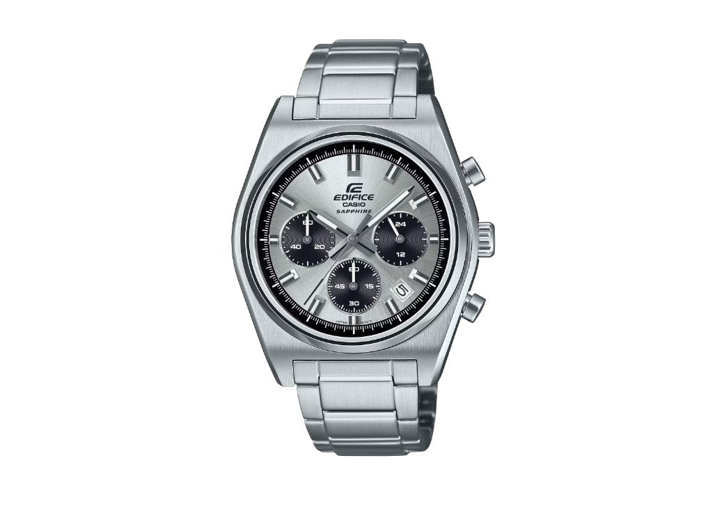 Casio Edifice – Silver Dial Stainless Steel Chronograph
