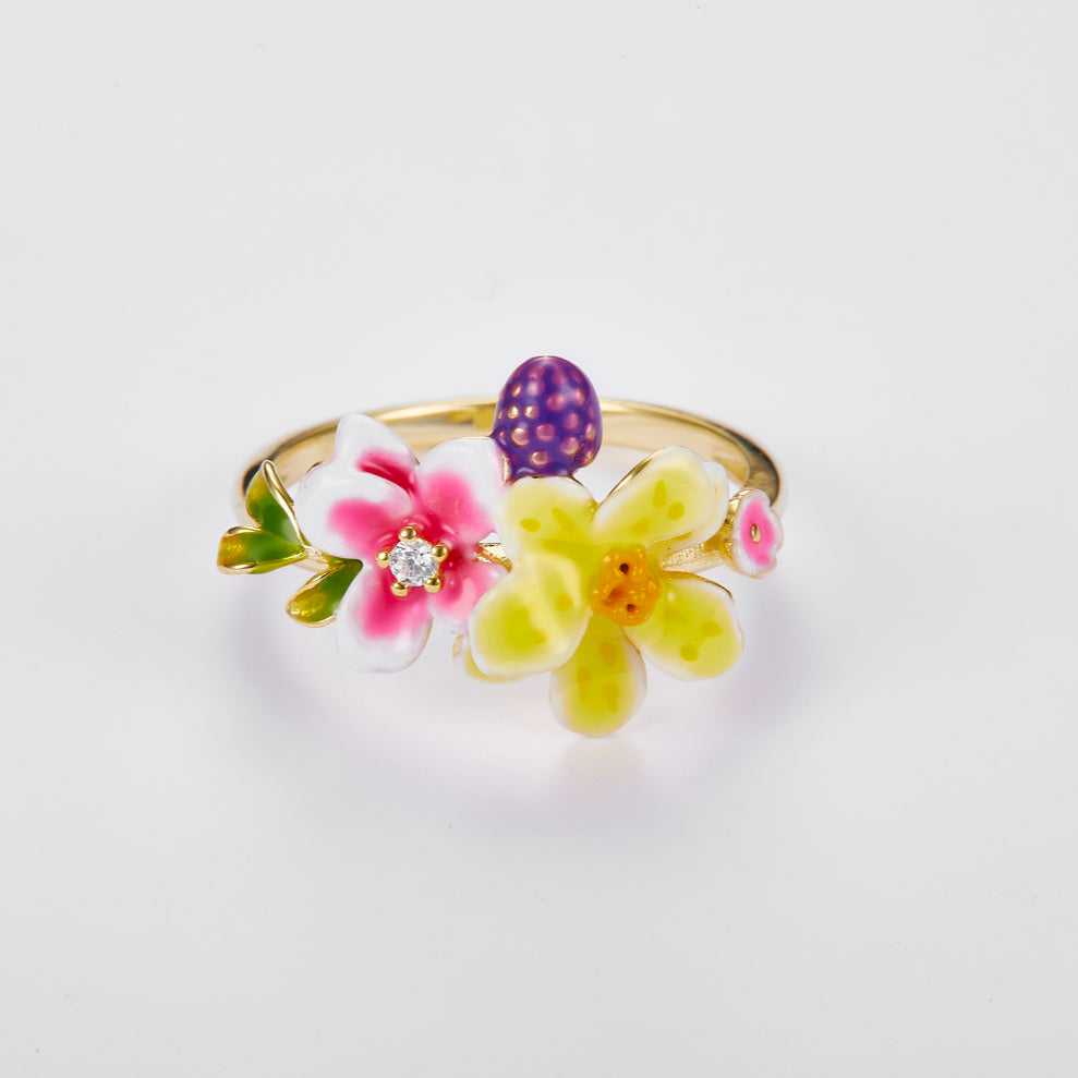 Flora Multicoloured Ring