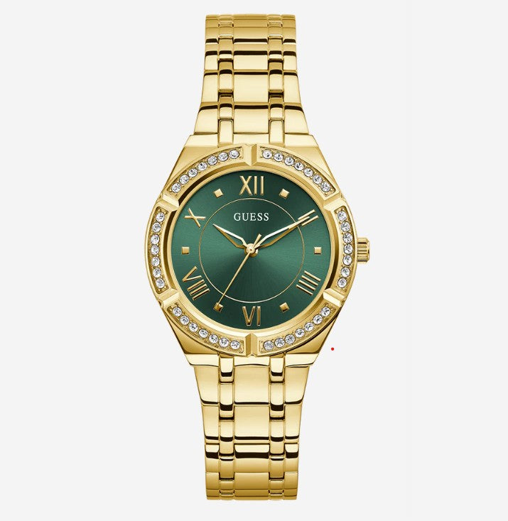 GUESS Ladies Gold Tone Analog Watch