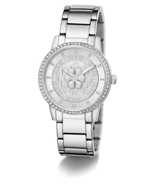 GUESS Ladies Silver Tone Analog Watch GW0747L1