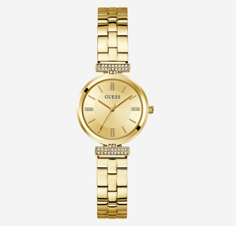 GUESS Ladies Gold Tone Analog Watch GW0762L2
