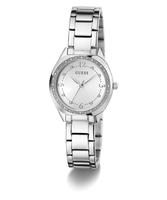 GUESS Ladies Silver Tone Analog Watch GW0767L1