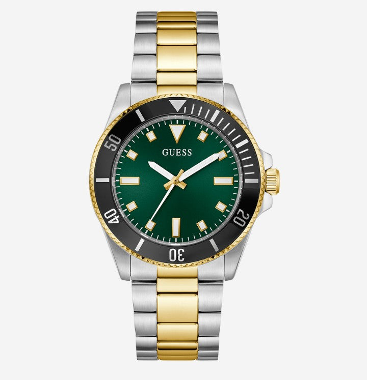 GUESS Mens 2-Tone Analog Watch GW0968G4