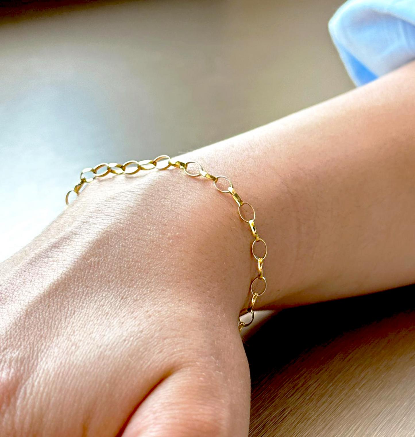 Forever Linked the Silver 925 Permanent Bracelet or Anklet