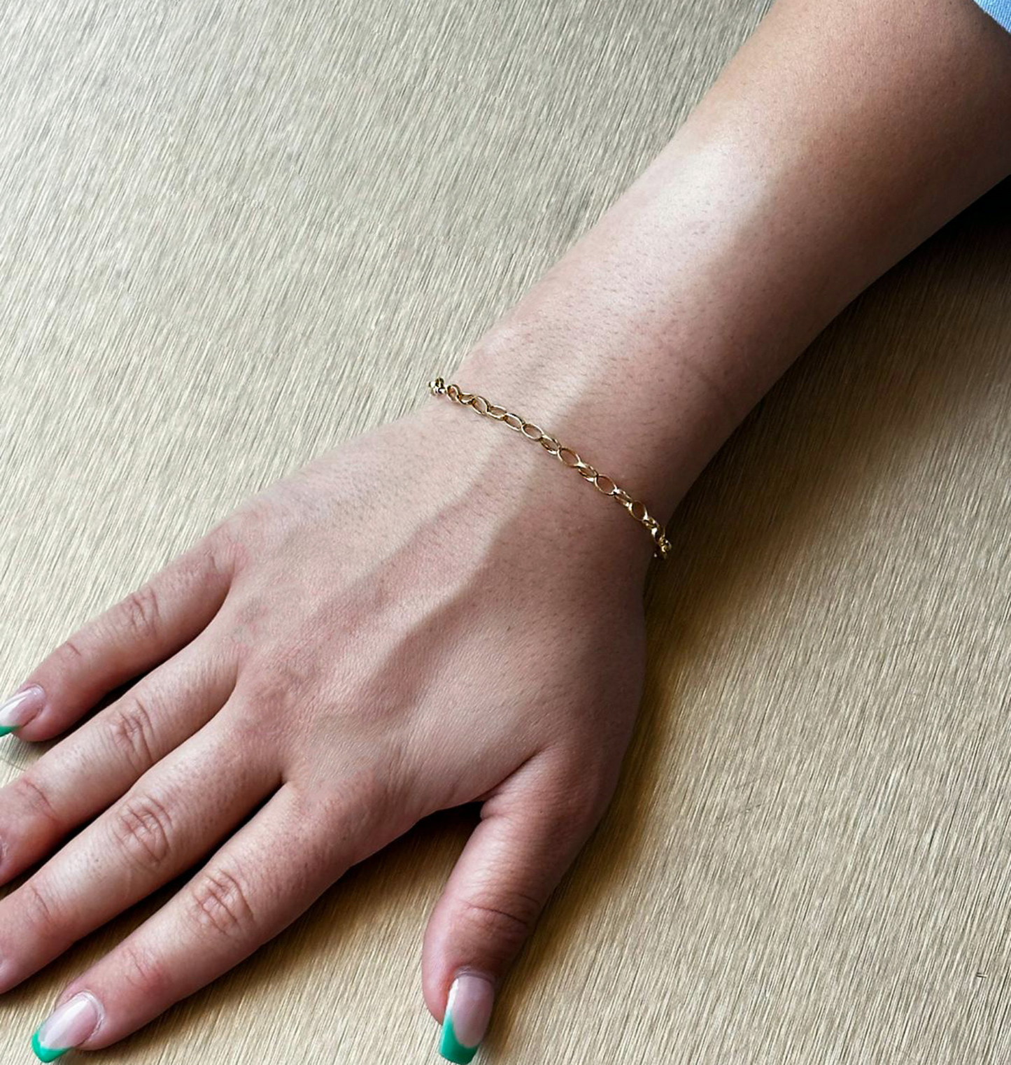 Forever Linked the Silver 925 Permanent Bracelet or Anklet