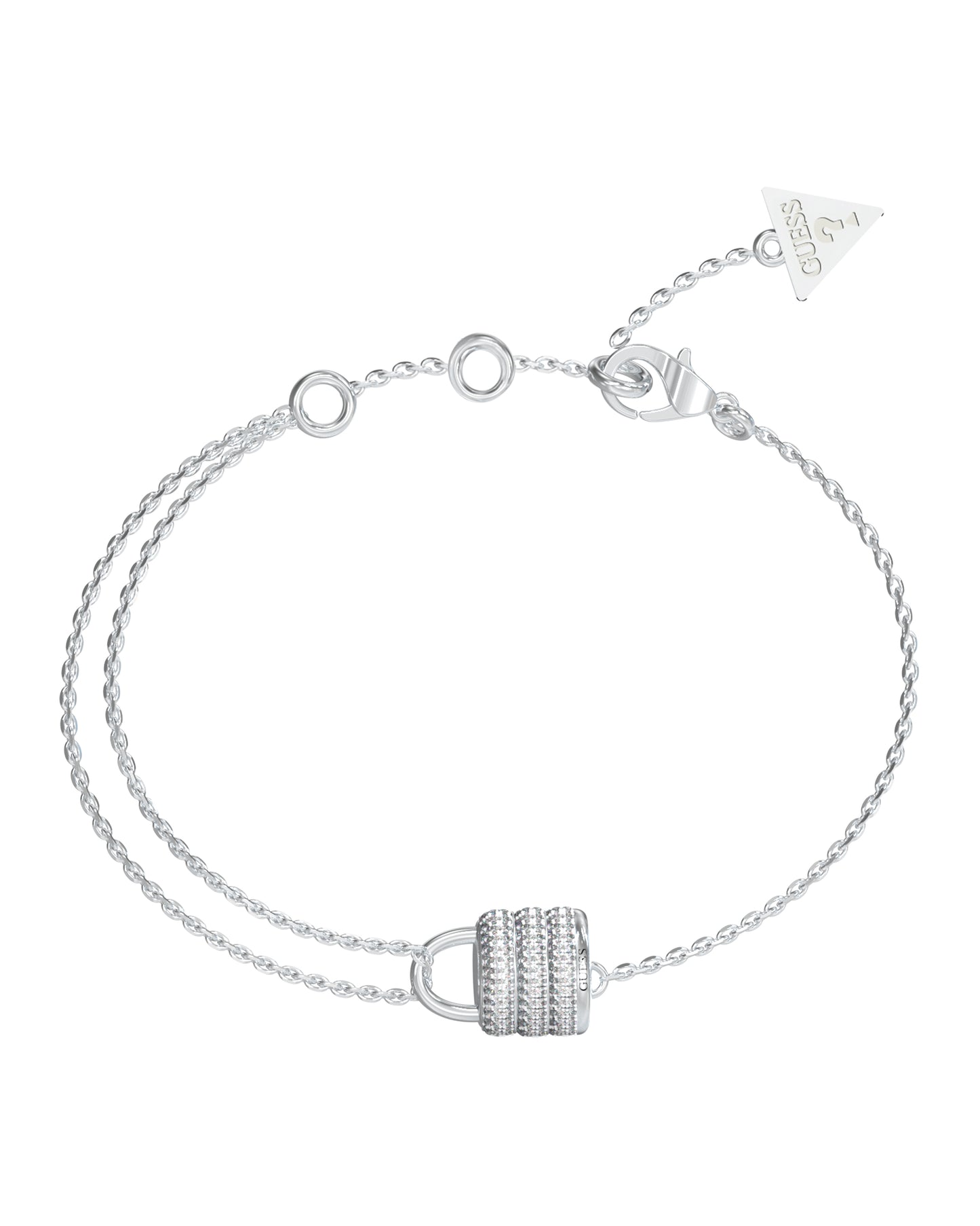 My Secret Mini Padlock Crystal Bracelet - UBB05418RHL