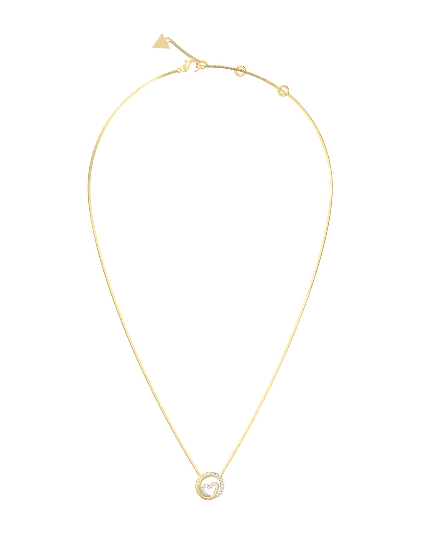 Iconique Wrapped Heart Necklace - UBN05526YG