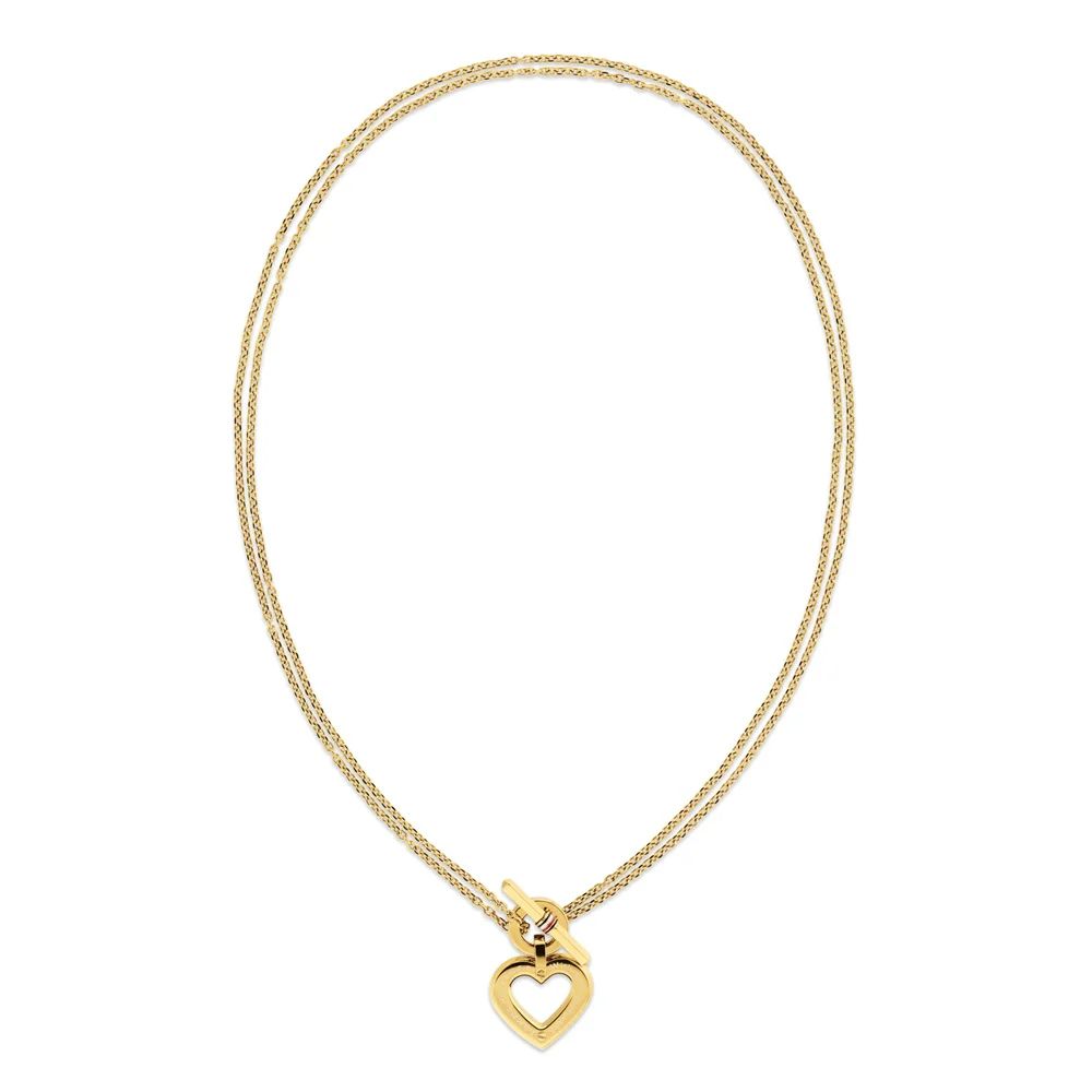 Tommy Hilfiger Toggle Heart Necklace 2780968