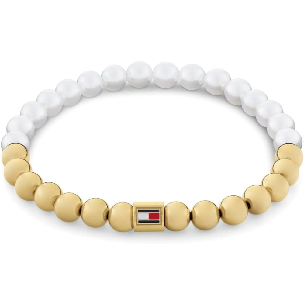 Tommy Hilfiger Women's Yellow Gold Beaded Bracelet 2780962