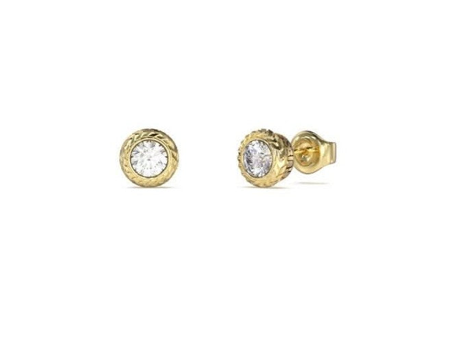 Gents Crystal Stud Earrings UME05022YG