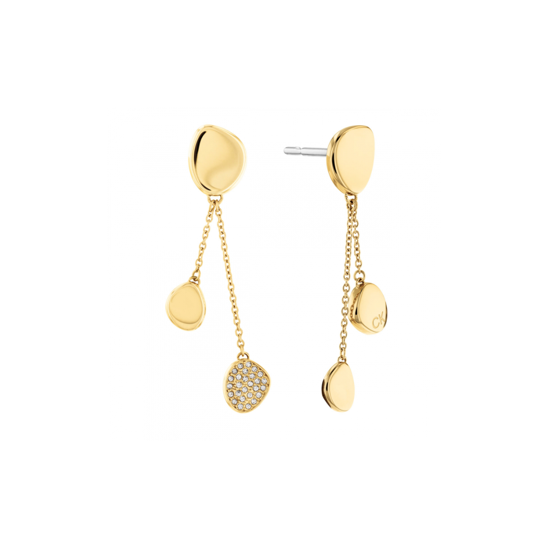 Calvin Klein Yellow Gold Earrings Ref :35000212