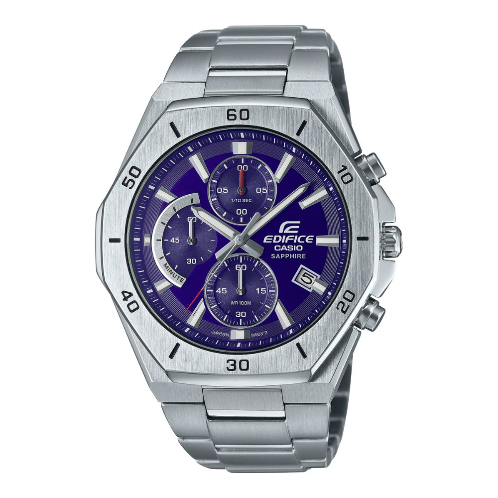 Casio EFB680D2BVUEF Solar-Powered EDIFICE Chronograph Watch