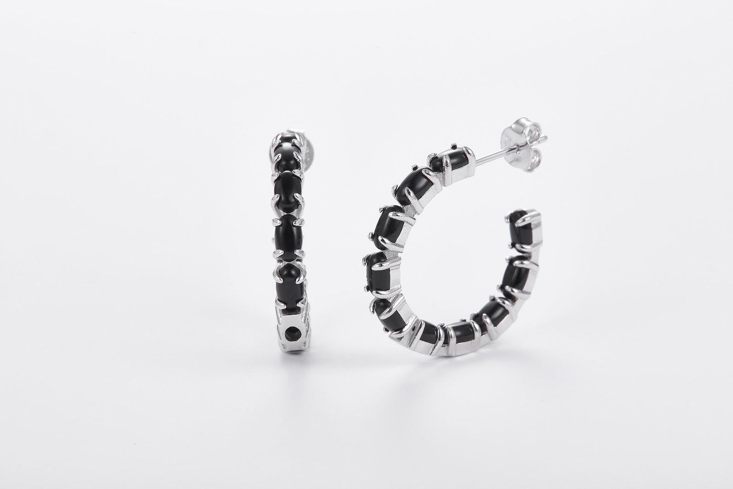 Tennis Pietra Small Earrings - Onyz