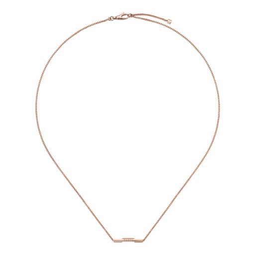 GUCCI LINK TO LOVE necklace in Pink gold