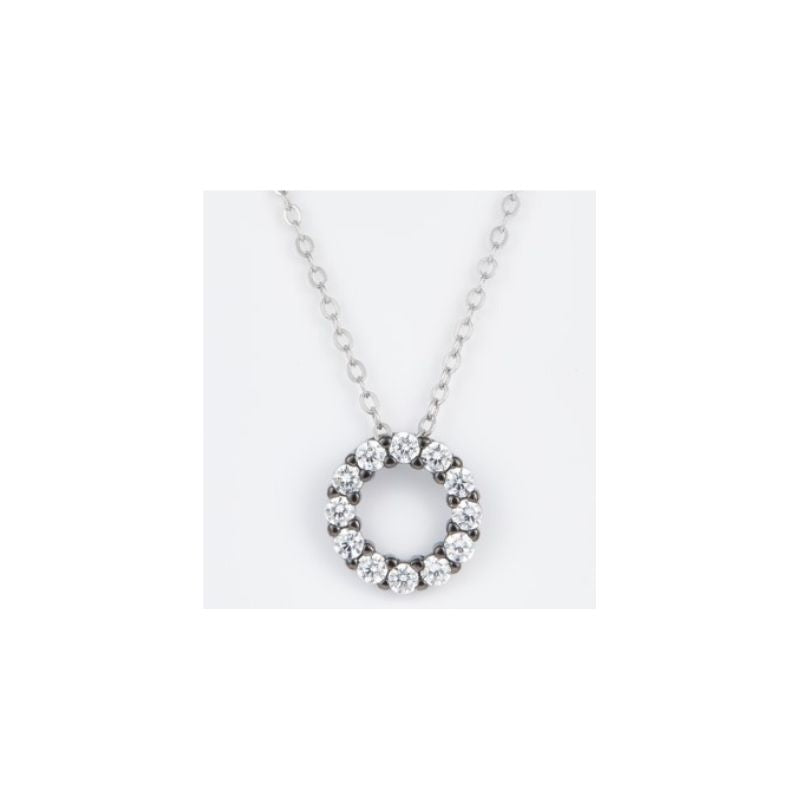 L-Eternita pendant all white CZ BR
