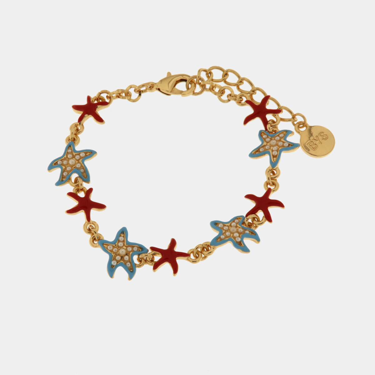 Bracelet with Colored Starfish