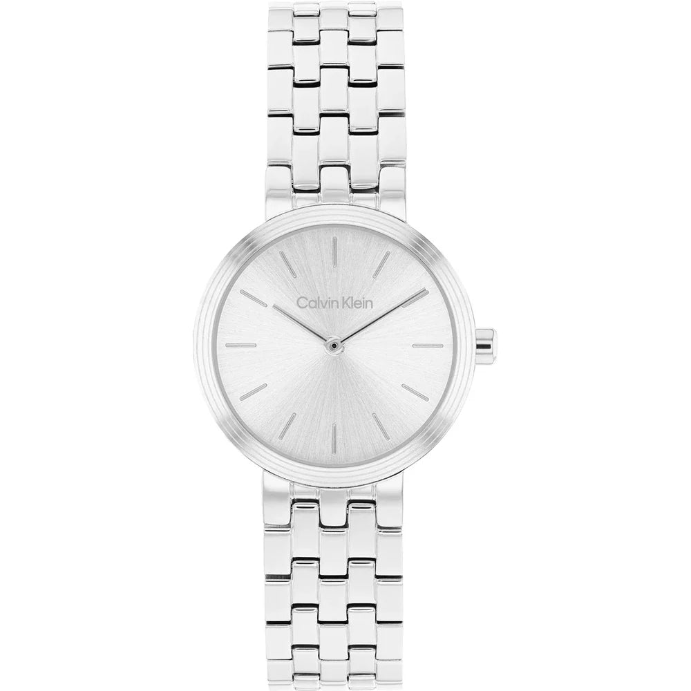 Calvin Klein Gleam / Modern Line Women's Stainless Steel Watch (Silver-Tone) 25100186