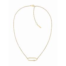 Calvin Klein Elongated Carabiner Link Necklace 35000186