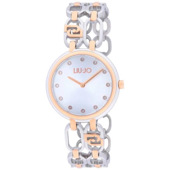 Liu Jo Logo Chain Link Crystal Accent Watch TLJ2796