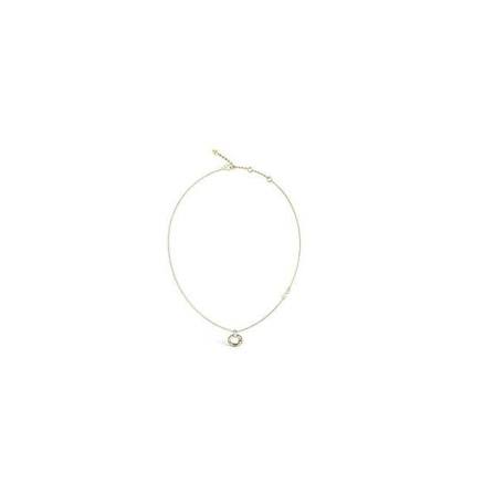 Guess Ladies Oh My G Gold Plated Crystal Necklace UBN04518YG