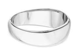 Calvin Klein Sculpted Wave / Wide Polished Stainless Steel Bangle 35000829