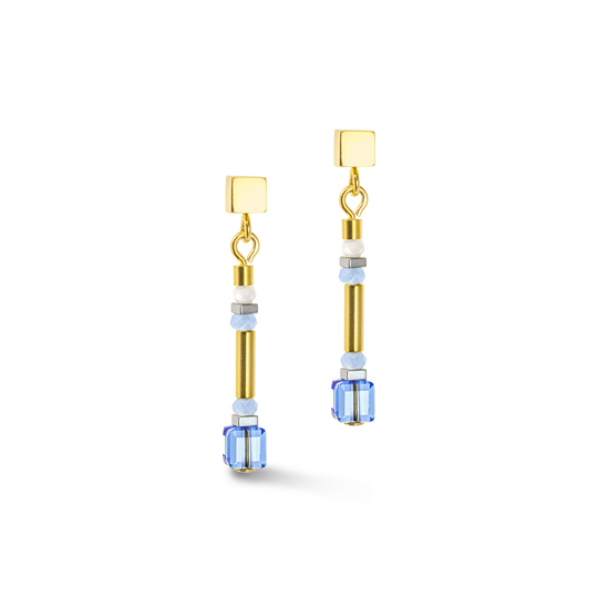 Cube Story Minimalistic Sparkling earrings multicolor pastell Ref :5027-21-1522