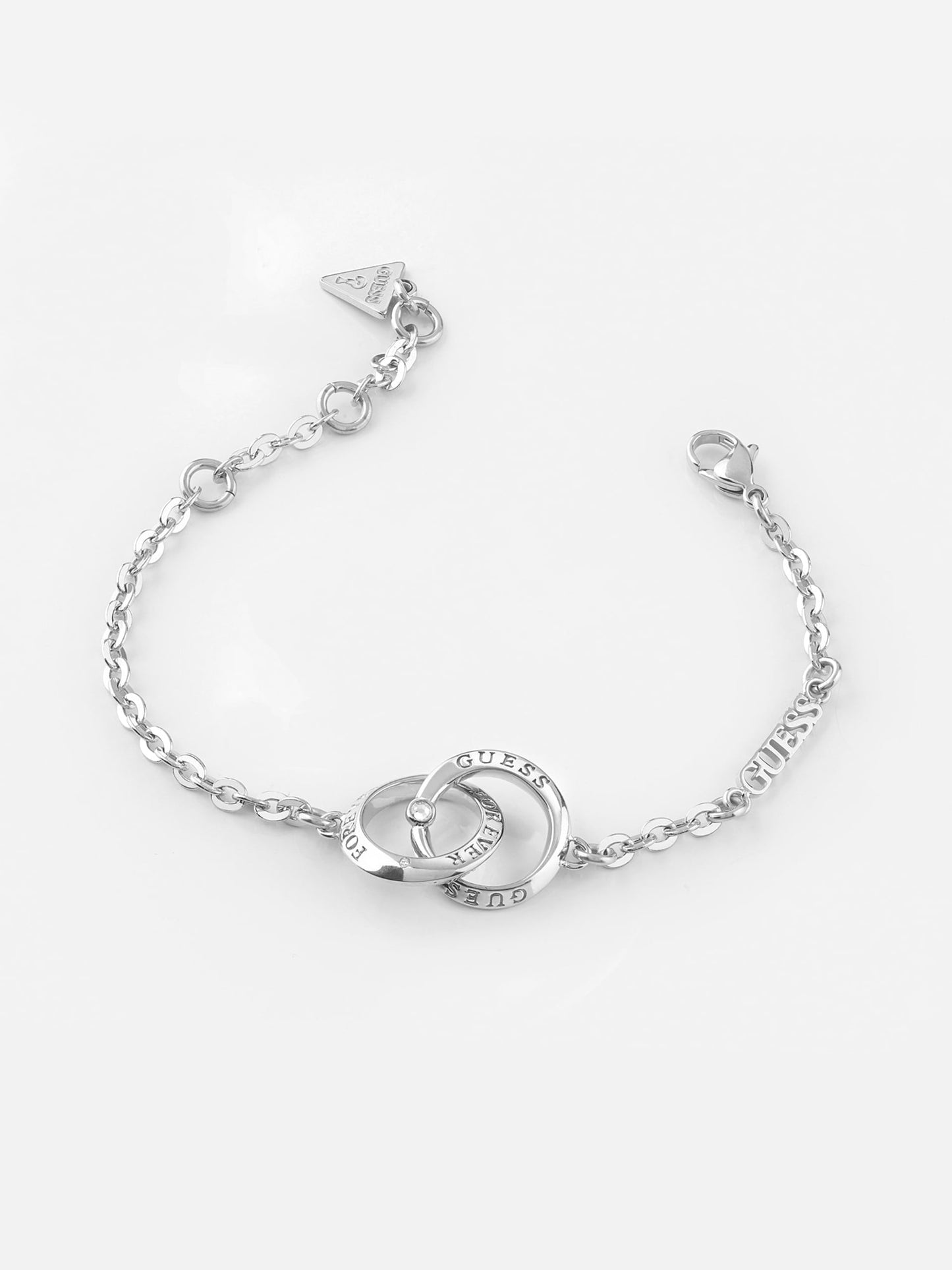 Guess Forever Links Silver Bracelet Ref :UBB02187RHL