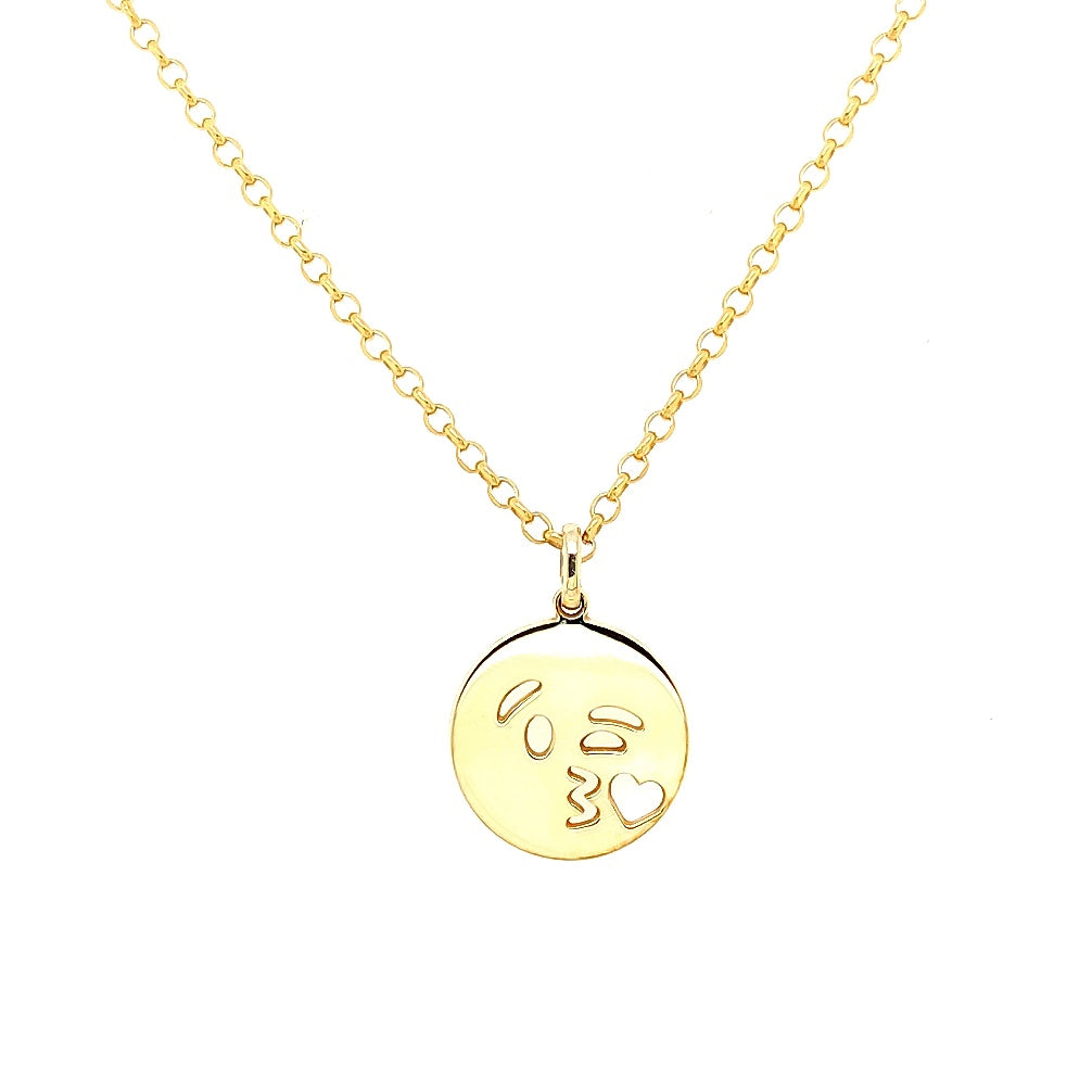 Kiss Emoji Necklace