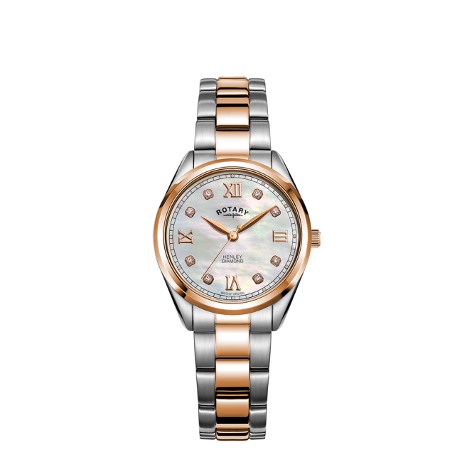 ROTARY HENLEY DIAMOND SET LADIES WATCH LB05112-41D