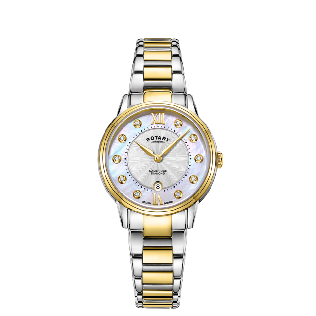 ROTARY CAMBRIDGE DIAMOND SET LADIES WATCH LB05426/07/D