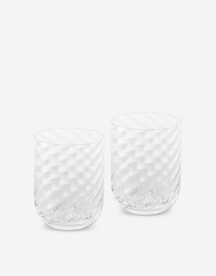 DGH Set 2 Hand-Blown Murano Water Glasses Ref :TCBS02TCA66U0042
