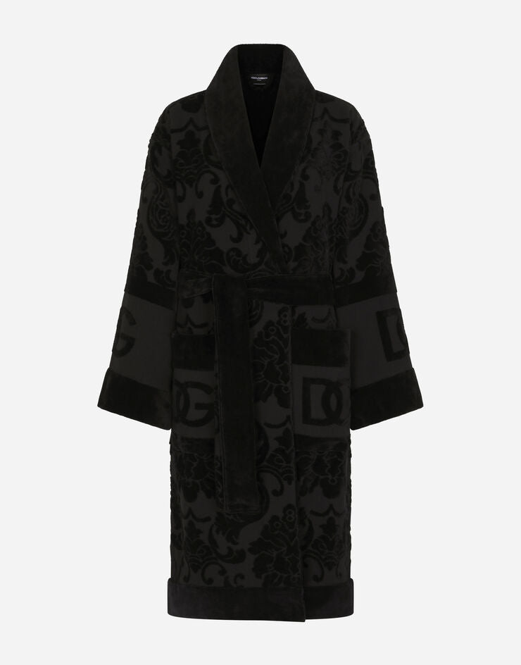 DGH Bath Robe in Terry Cotton Jacquard Ref :TCF009TCAGMU0008