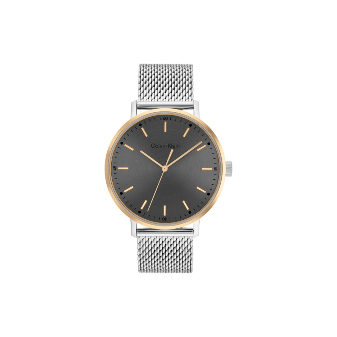 Calvin Klein Black Sunray Dial Watch Ref :25200047