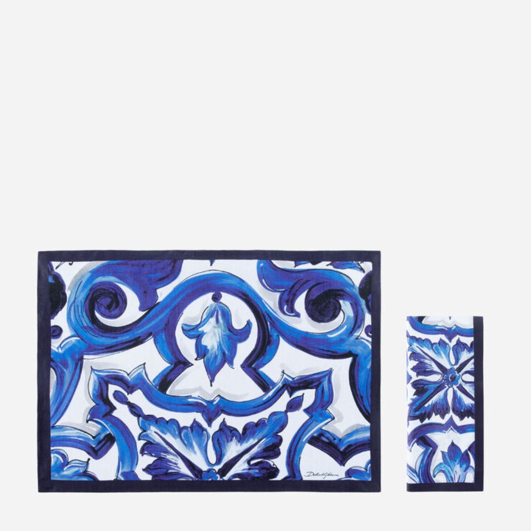 DGH Set Linen Placemat and Napkin Ref :TCGS04TCAG9UB010