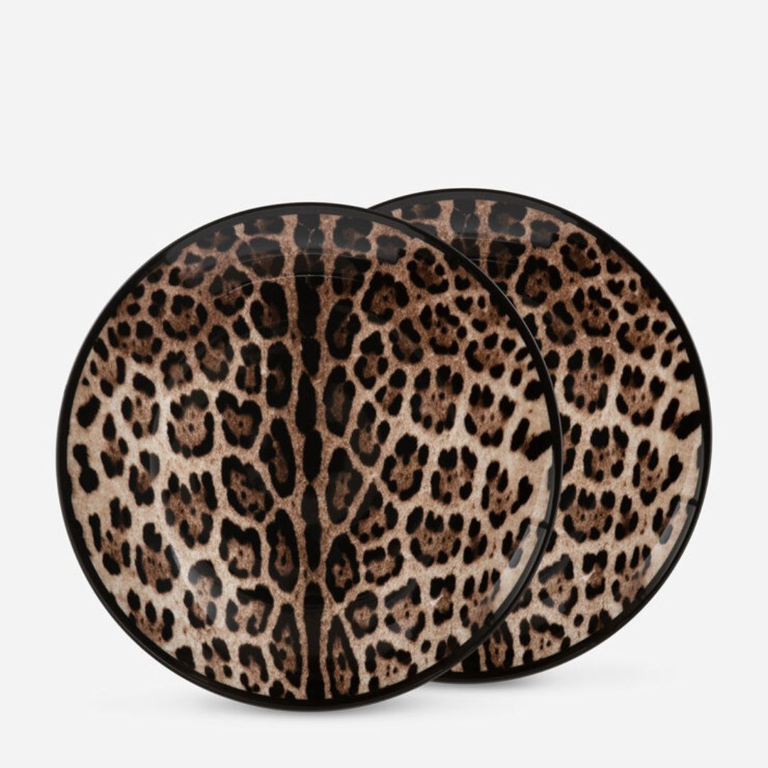 DGH Set 2 Porcelain Dinner Plates Ref :TC0S04TCA71UL003