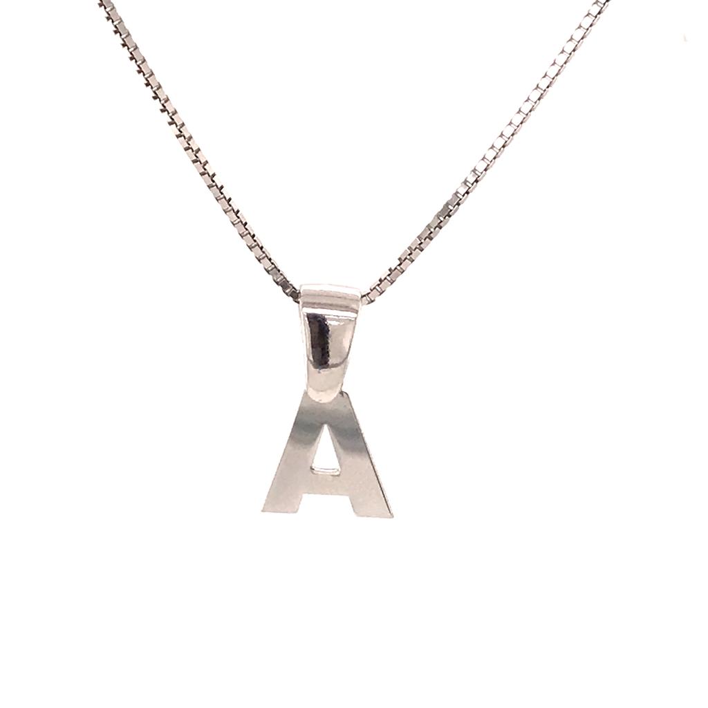 Silver 925 Initial A