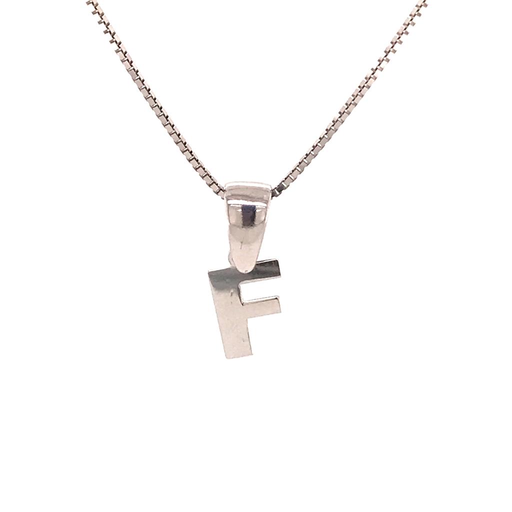 Silver 925 Initial F