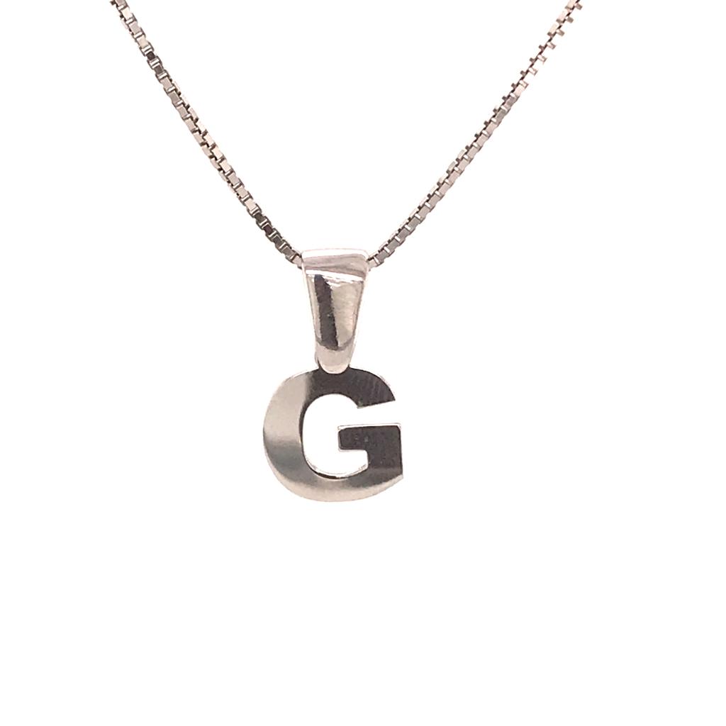 Silver 925 Initial G
