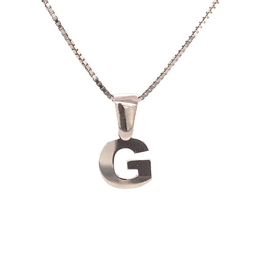 Silver 925 Initial G