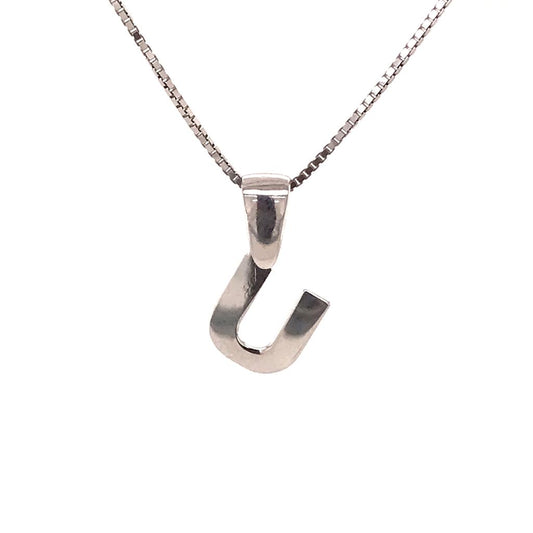 Silver 925 Initial U